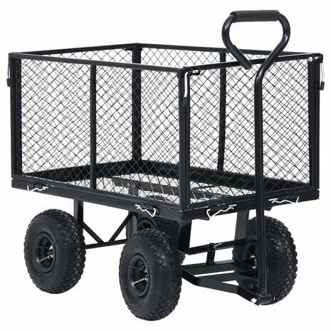 Tuinwagen 350 kg zwart