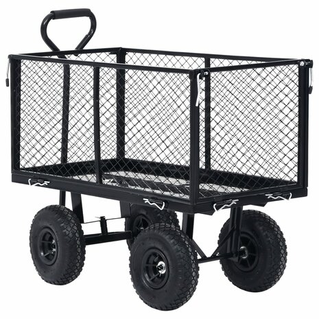 Tuinwagen 350 kg zwart