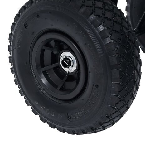 Tuinwagen 350 kg zwart