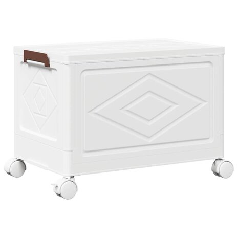Opbergbox stapelbaar met wielen 28 L 48,5x29,5x33 cm