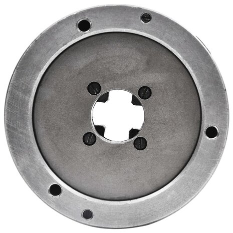 Klauwplaat met 4 bekken zelfcentrerend 125 mm staal