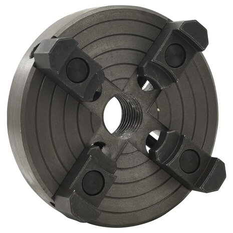 Houtklauwplaat 4 bekken M33 verbinding 150x63 mm staal zwart
