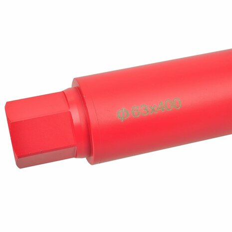 Boorbit voor nat- en droogboren 63x400 mm diamanten kern