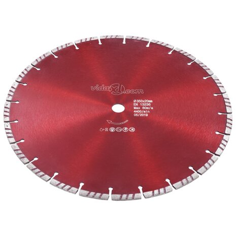 Diamantzaagblad Met Turbo 350 Mm Staal 350 mm/20 mm