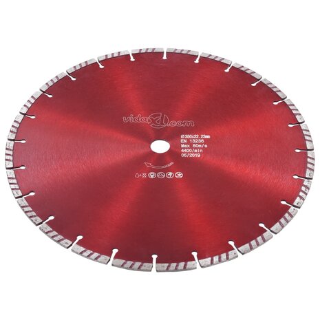 Diamantzaagblad met turbo 350 mm staal