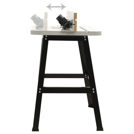 Freestafel 81x61x88 cm staal en MDF