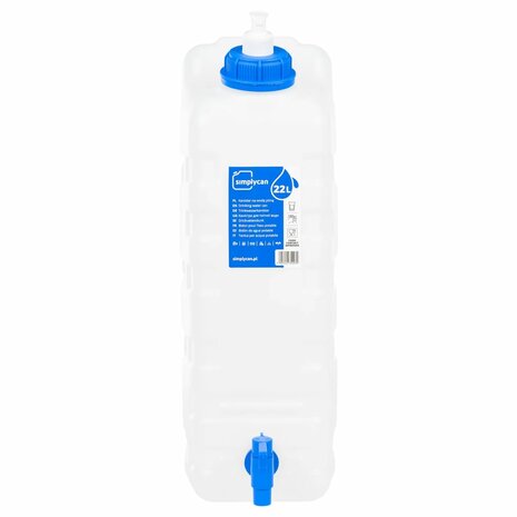 Watertank met kraan en zeepdispenser 20 L kunststof