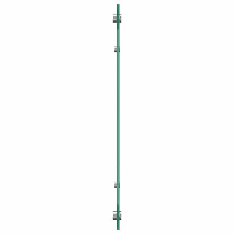 Spatscherm keuken 90x60 cm gehard glas wit