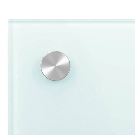 Spatscherm keuken 90x60 cm gehard glas wit
