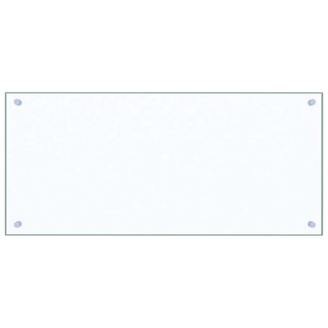 Spatscherm keuken 90x40 cm gehard glas transparant