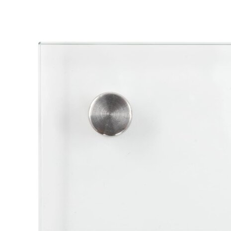 Spatscherm keuken 90x60 cm gehard glas transparant