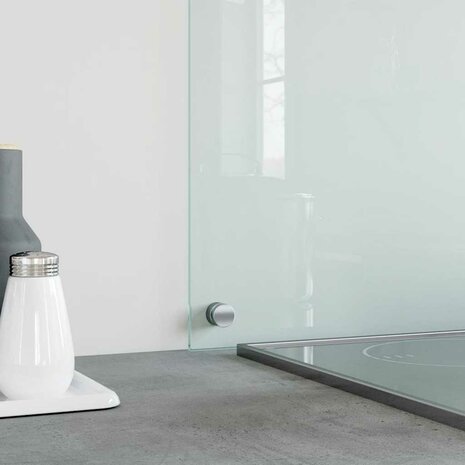 Spatscherm keuken 100x40 cm gehard glas transparant