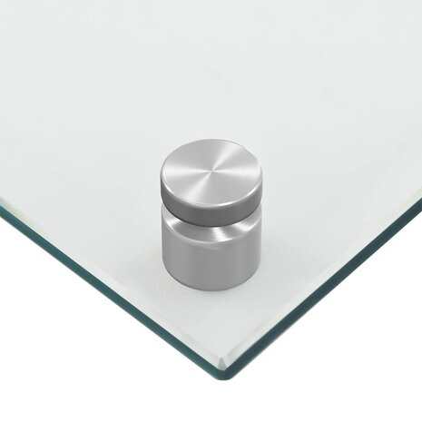 Spatscherm keuken 100x40 cm gehard glas transparant