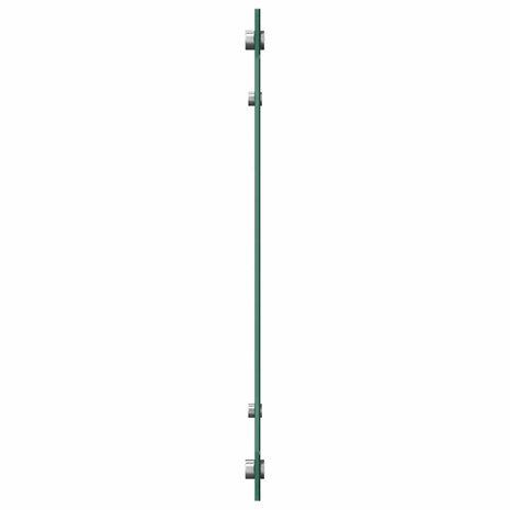 Spatscherm keuken 90x60 cm gehard glas zwart