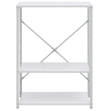 Magnetronkast 60x39,6x79,5 cm bewerkt hout wit