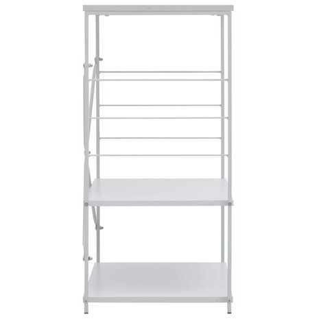 Magnetronkast 60x39,6x79,5 cm bewerkt hout wit