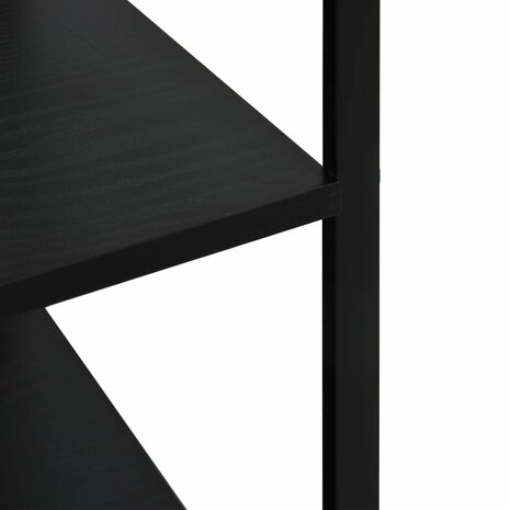 Magnetronkast 60x39,6x123 cm bewerkt hout zwart
