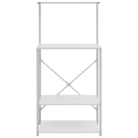 Magnetronkast 60x39,6x123 cm bewerkt hout wit