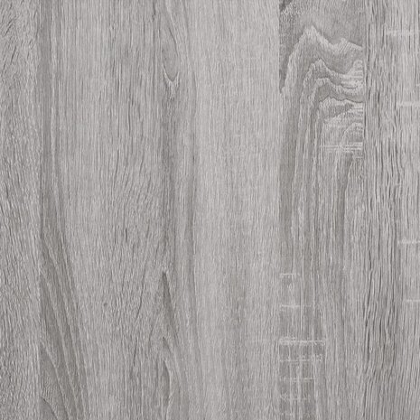 Bakkersrek met haken 4-laags bewerkt hout grijs sonoma eiken