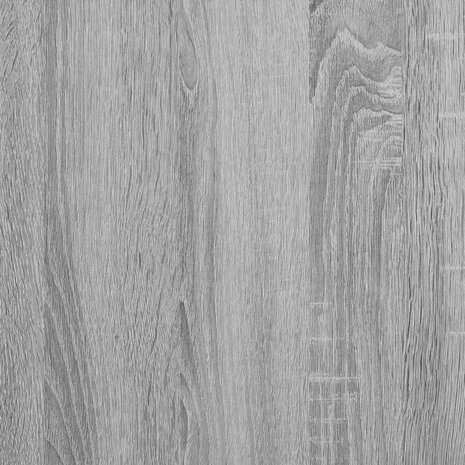 Keukenrek stapelbaar 60x15x16cm bewerkt hout grijs sonoma eiken