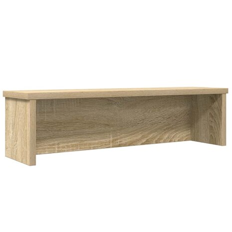 Keukenrek stapelbaar 60x15x16 cm bewerkt hout sonoma eikenkleur