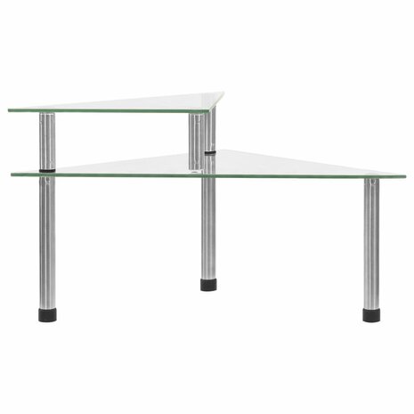 Keukenschap 49,5x35x19 cm gehard glas transparent