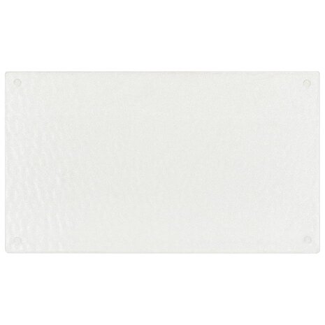Snijplanken 2 st met transparant bubbelpatroon gehard glas