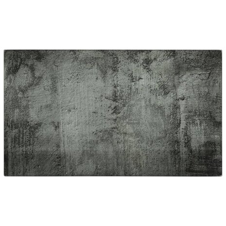 Snijplanken 2 st met betonpatroon gehard glas