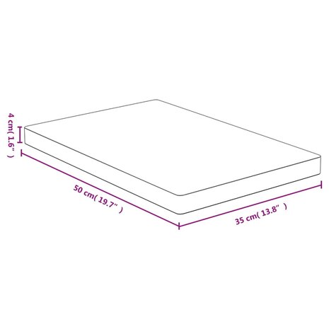 Snijplank 35x50x4 cm bamboe