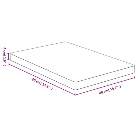 Snijplank 60x40x4 cm bamboe