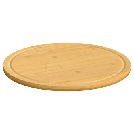 Snijplanken 6 st Ø30x1,5 cm bamboe