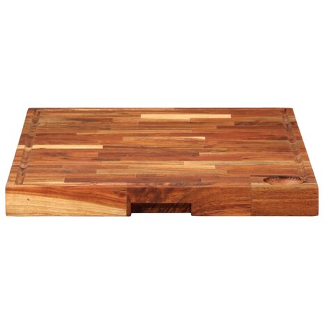 Hakblok Massief Acaciahout 60 x 42 x 4 cm
