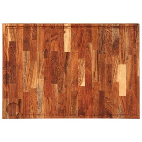 Hakblok Massief Acaciahout 60 x 42 x 4 cm