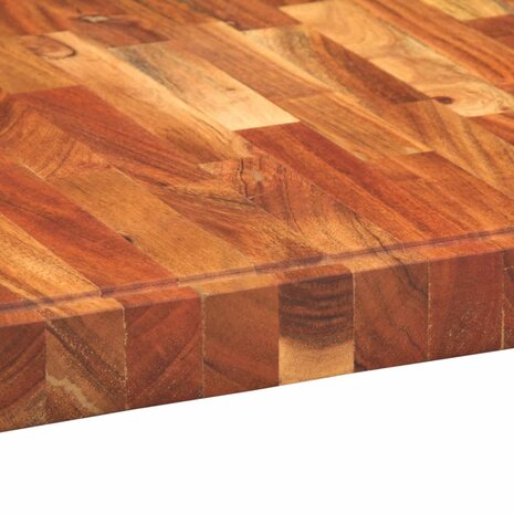Hakblok Massief Acaciahout 60 x 42 x 4 cm