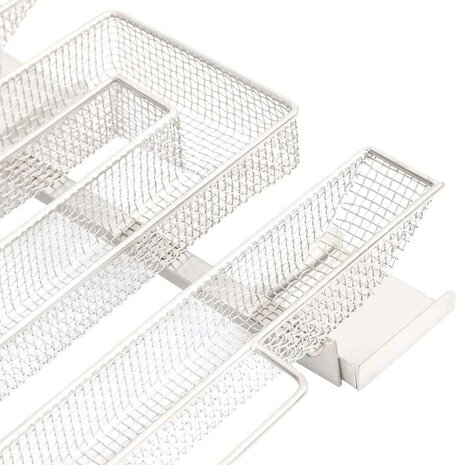 Rookgenerator koud 4-zijdig 22,5 cm roestvrij staal