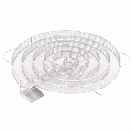 Rookgenerator koud rond 33,5 cm roestvrij staal