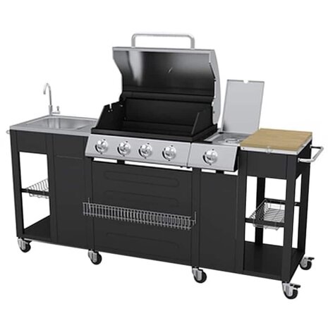 Buitenkeuken met barbecue Montana 4 branders