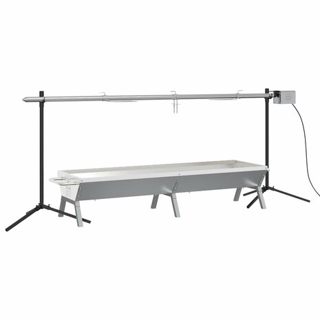 Barbecue grill- en bakset automatisch roestvrij staal