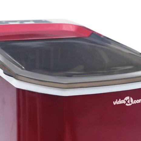 IJsblokjesmachine 1,4 L 15 kg/24 u rood