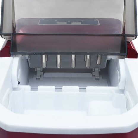 IJsblokjesmachine 1,4 L 15 kg/24 u rood