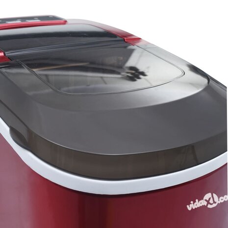 IJsblokjesmachine 2,4 L 15 kg/24 u rood