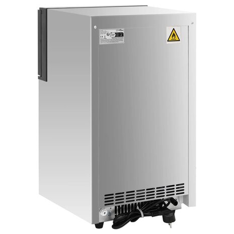 IJsblokjesmachine 45 kg / 24 u zilverkleurig