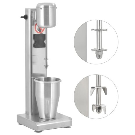 Milkshake mixer 1 L roestvrij staal
