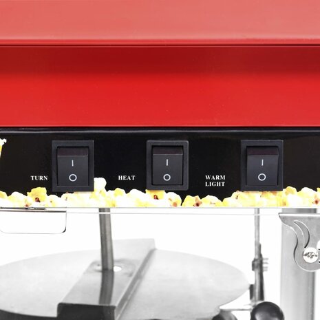 Popcornmaker met teflonpan 1400 W