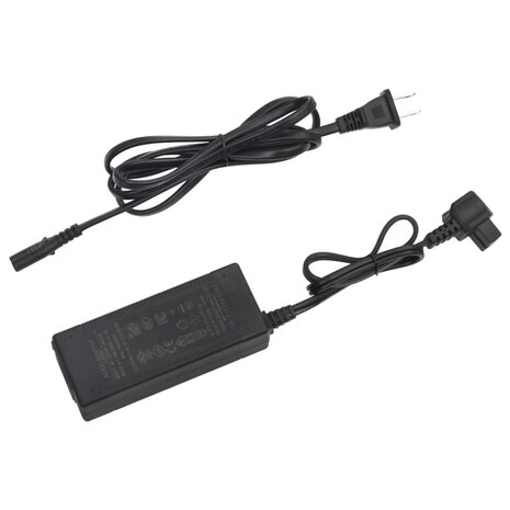 Koelbox met handvat en adapter 25 L PP & PE zwart en wit