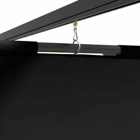 Prieel 4x3 m antraciet