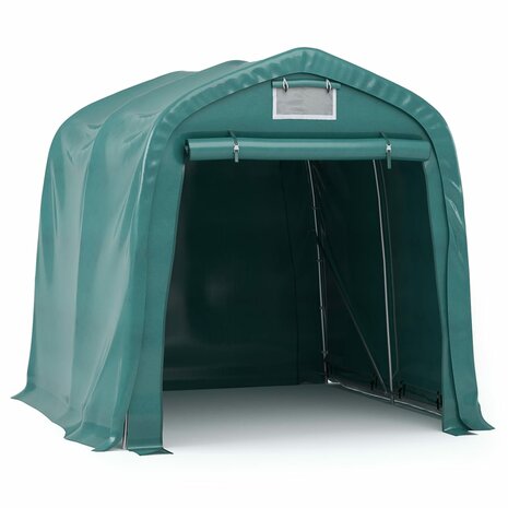 Garagetent 1,6x2,4 m PVC groen