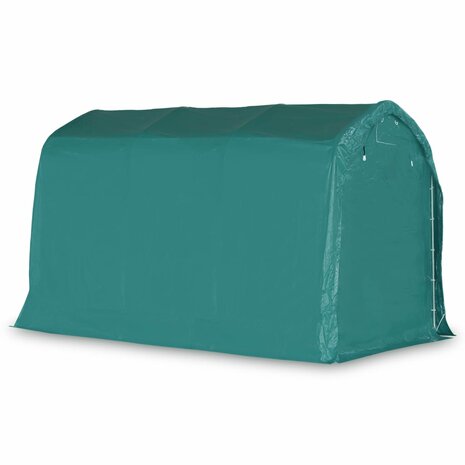 Garagetent 2,4x3,6 m PVC groen