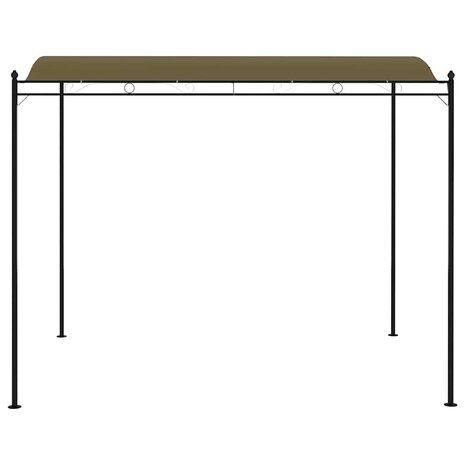 Zonneluifel 180 g/m² 3x2,4 m taupe