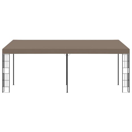 Wandprieel 6x3 m stof taupe